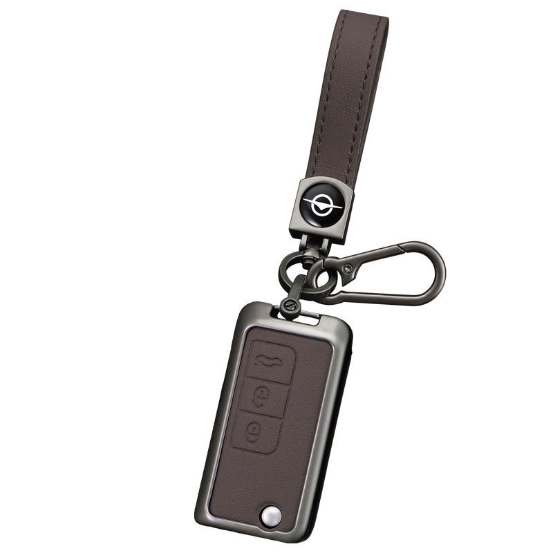 Чехол для ключа автомобиля Haima Knight S7/M5: Металлический корпус 34-го поколения с застежкой для мужчин и женщин