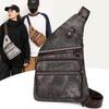 Мужская нагрудная сумка из мягкой кожи, противоугонная сумка, женская нагрудная сумка через плечо