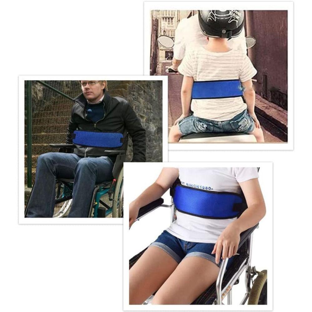 With Easy Release Buckle Wheelchair Seat Belt Adjustable Chair Waist Lap Strap for Patient Caring