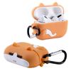 AirPods Pro Общий чехол для наушников Беспроводной защитный чехол Bluetooth Мягкий чехол Ударопрочный Ударопрочный Ударопрочный Доступен дизайн с милым котом (Тачибана