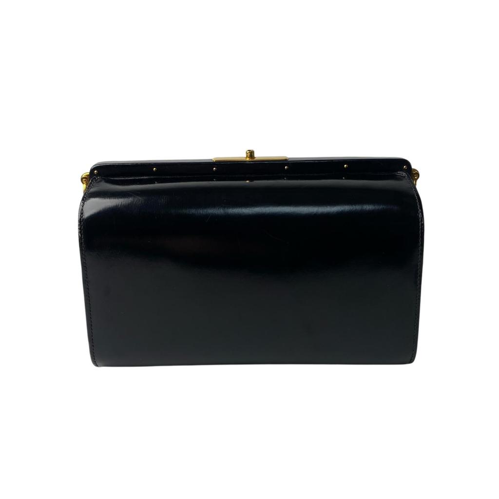 Used HERMESShoulder Bag black/Dark green Box scarf Women