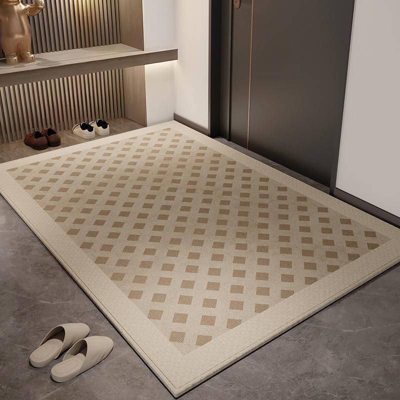 Premium Entry Door Floor Mat, Door Non-Slip And Dirt-Resistant Leave-In Household Entry Floor Mat Can Be Cut And Easy To Take Care Of Carpet