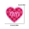 Lips Love Heart Patch Cartoon Embroidery Patch DIY Iron On Patches For Clothing Thermoadhesive Patches On Clothes Sewing Sticker