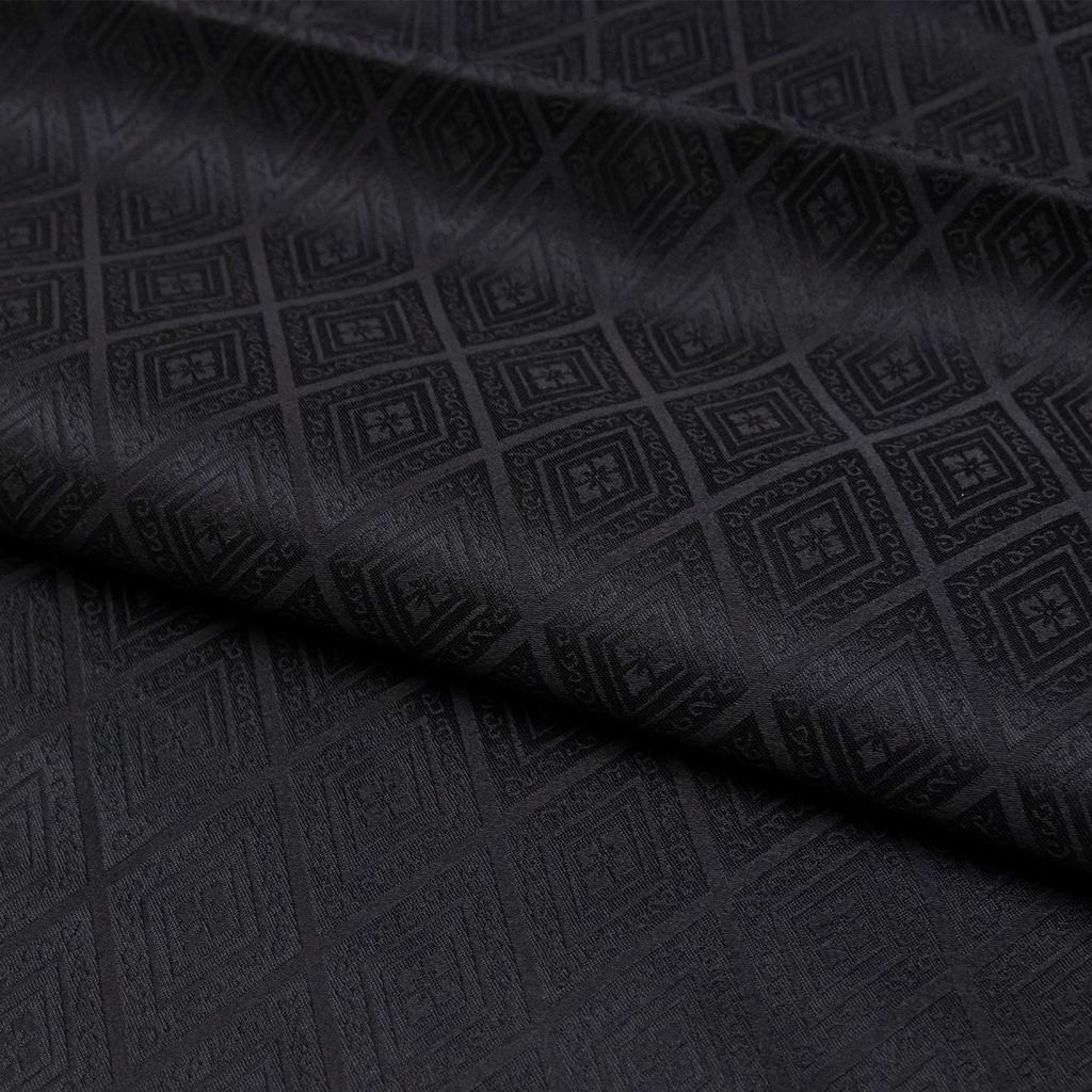 Комплект кимоно, который можно стирать [KYOETSU] Комплект, кимоно, 2 предмета (Длинное кимоно, хаори), Мужской (LL, Черный)