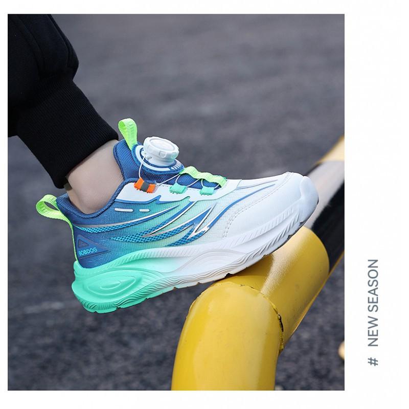 Babu Boys 'sneaker Mesh Breathable Middle Children's Swivel Buckle Girls' Lightweight Running Shoes