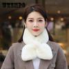 Rex Rabbit Fur Love Scarf Women's Winter Thickened Warmth All-match Fur Collar Faux Fur Plush Cross Bib