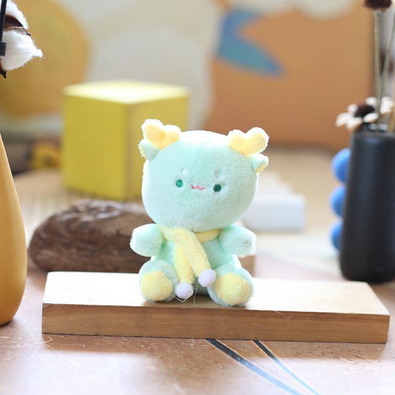 Cute Bear Plush Toy Keychain Ultra Soft Short Plush Stuffed Animal