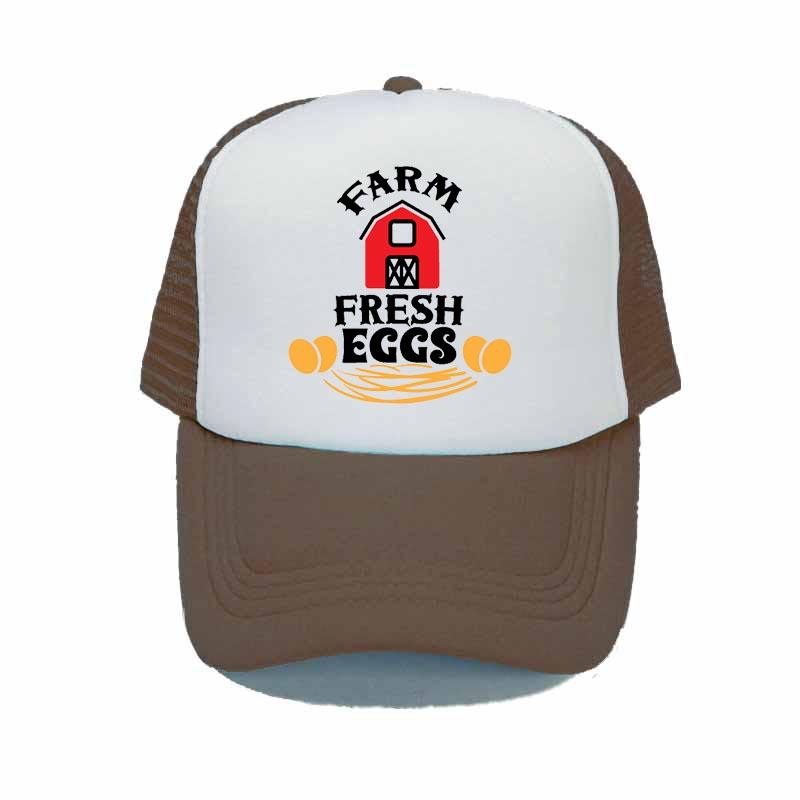 Кепка Snapback для свежих яиц, органическая фермерская яичная шляпа дальнобойщика, регулируемая солнцезащитная шляпа для фермеров и куриц, YY320