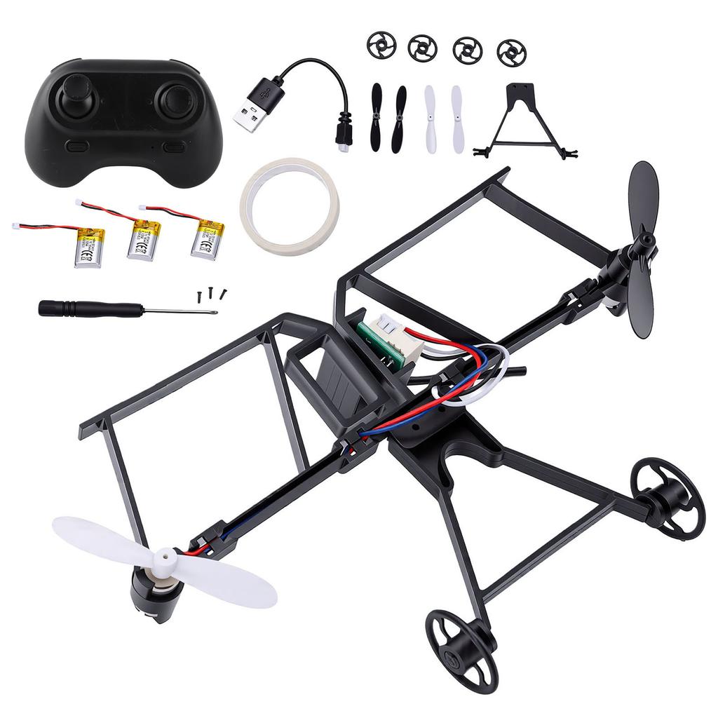 Remote Control Paper Airplane Powered Kit RC Paper Plane Motor Kit Educational Gift Outdoor Toy Proof