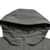Men's FILA Down Jackets Men's Misty Army Green Hooded (Non-detachable) Moderate Straight Fit