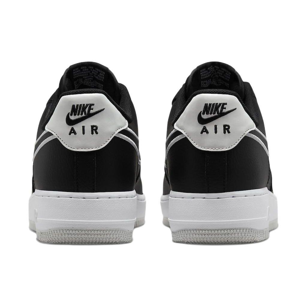 Nike Air Force 1 07 с вышивкой-галочкой - черные мужские кроссовки White Photon-Dust FJ4211-001