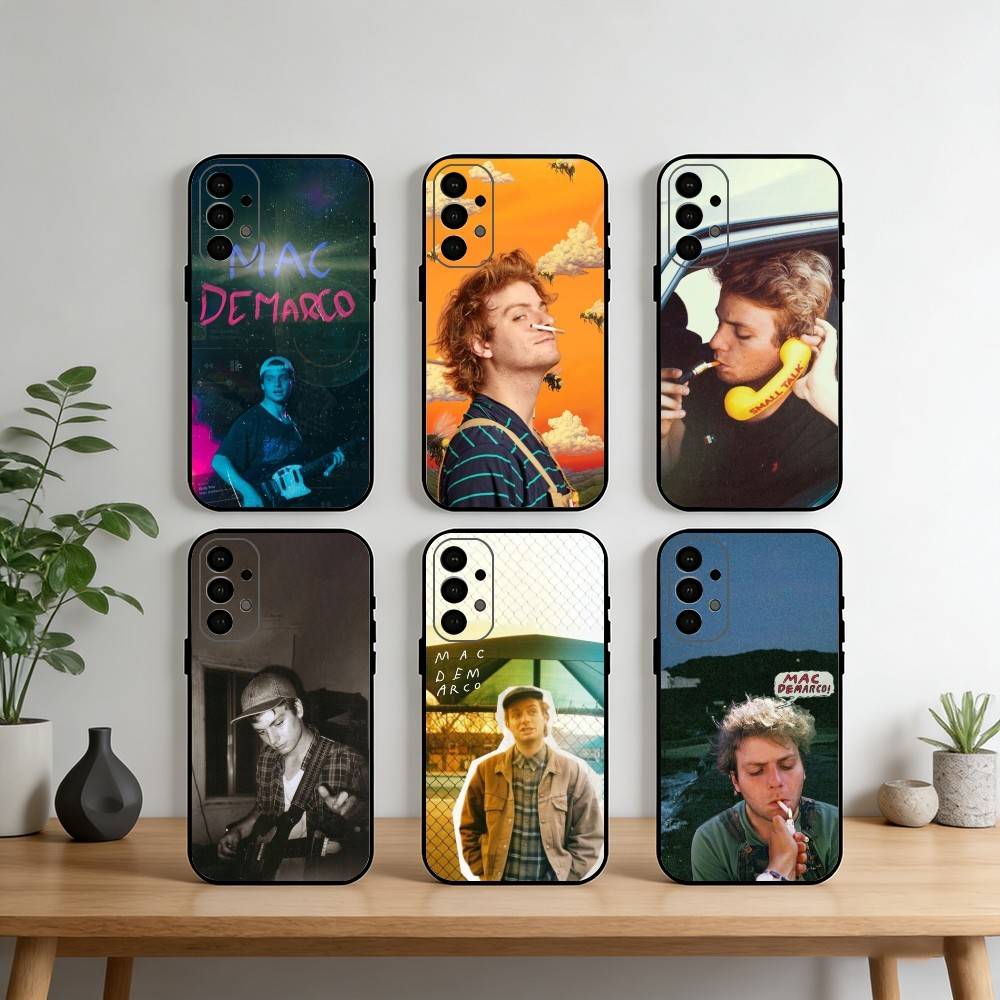 Mac D-DeMarco Singer Phone Case For Samsung S25,S24,S21,S22,S23,S30,Ultra,S20,Plus,Fe,Note,10,9,5G Black Cover