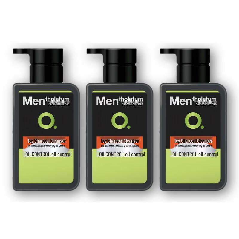 Mentholatum Cooling Charcoal Face Wash Triple Pack