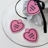 50pcs Heart Shaped Cards Valentine's Day Tags Hanging Decoration DIY Crafts Cake Decor Tag Pink Paper Packaging Decoration Tags