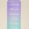 750ml Gradient Drinking Bottle Large Capacity Leak-proof Ins Style Travel Straw Jug Daily Use