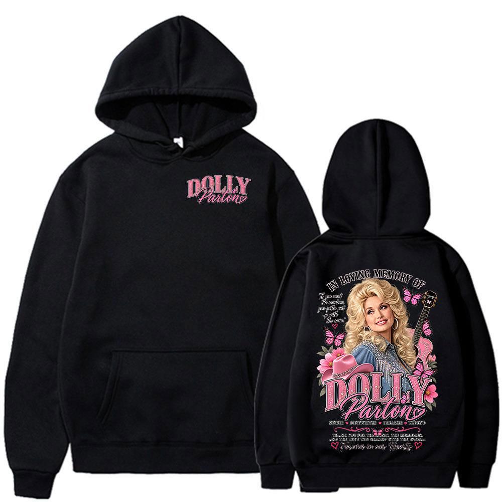 Tribute 1946-2026 Legend Country Music Dolly Parton Hoodies Men Women Clothing Fashion Long Sleeve Hooded Sweatshirts Pullovers