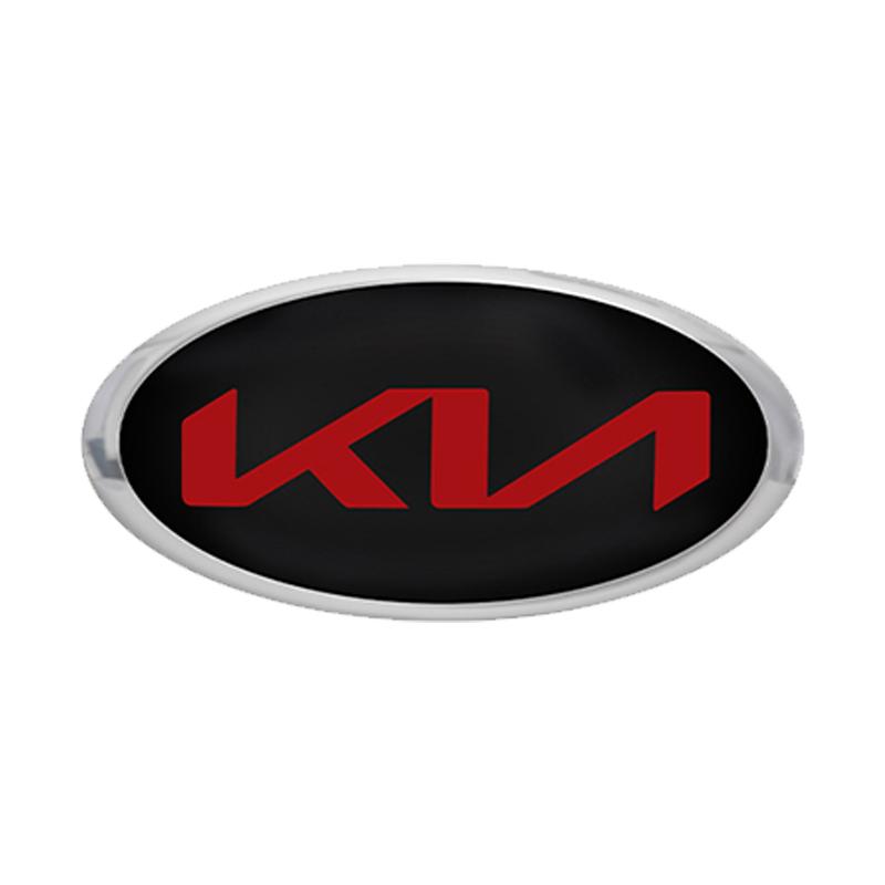 AAAGR1 1pcs 3D ABS Car Front Hood Logo Emblem Badge Sticker For KIA K2 K3 K5 K7 EV6 KX3 Soul Seltos Sportage Cerato Optima Sorento