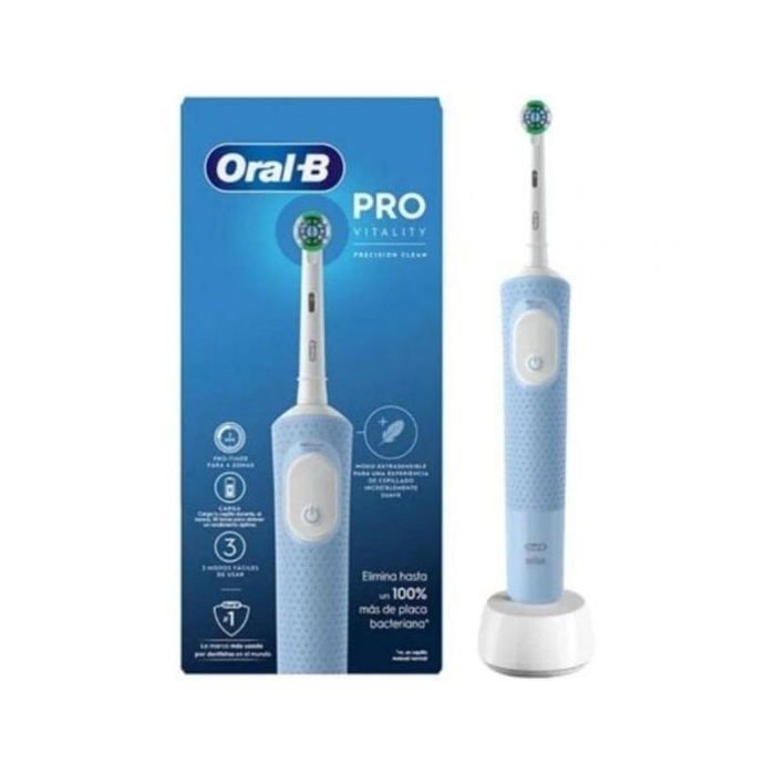 Cepillo Dental Eléctrico Oral-B Vitality Pro Precision Clean Temporizador Azul