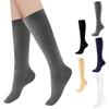 4 пары компрессионных носков унисекс, эластичные чулки до колена с открытым носком и застежкой-молнией