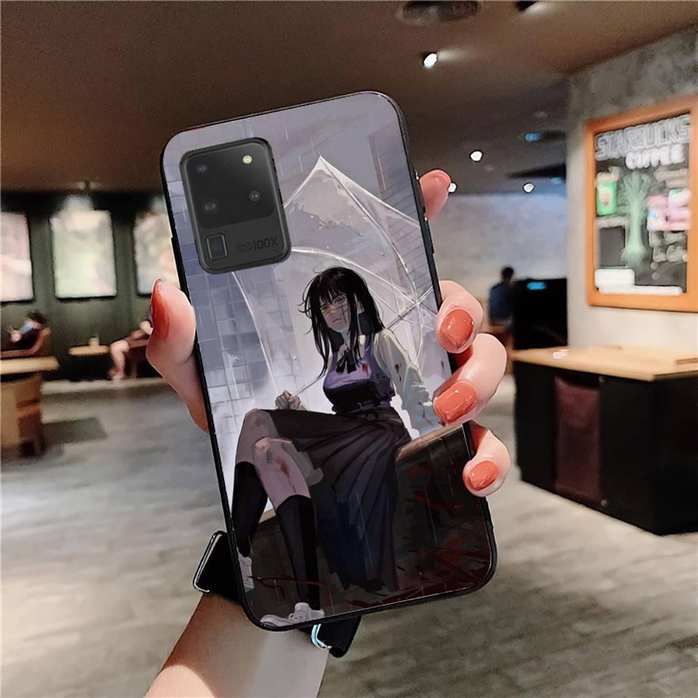 Чехол для телефона Chainsaw Man с Аса Митака (Аниме) для Samsung S 24 Fe 25 Ultra Plus 20 Lite 21 30 22 23 24 22 Ultra 5G Fundas