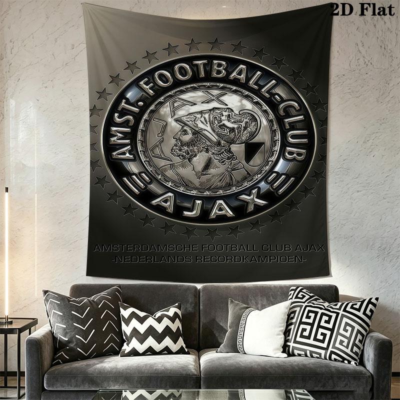 AFC Ajax Wall Hanging Printed Fabric Blanket Decorative Tapestries for Bedroom Living Room Home Decor