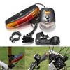 XC-408 Bike Bicycle 7-LED Safety Warning Turn Signal Light Brake Tail Lamp Horn