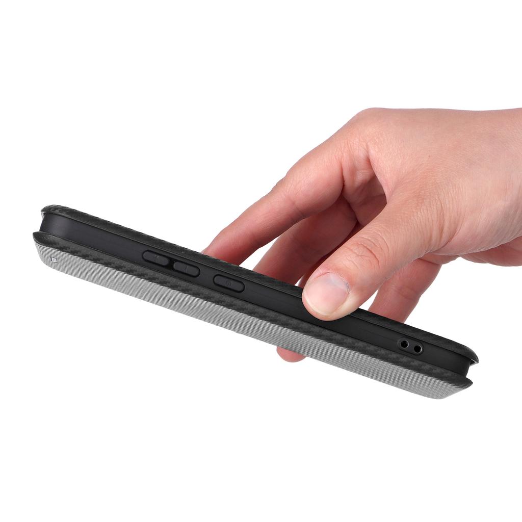 Чехол для Oppo F29 5G с текстурой углеродного волокна, противоударный, из ПУ кожи, чехол для телефона