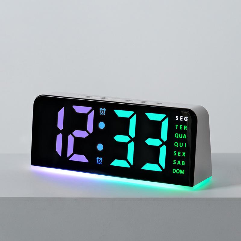 Многофункциональный RGB ночник-будильник - Модель GH0739R