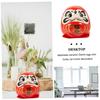 TOYMYTOY Set of 2 Daruma Egg Daruma Fortune Ceramic Ornament Chart Mini Sera