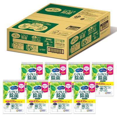 В Silcot Wet Tissue Desinfecting Type катастрофа и 45 сменных блоков x 24 пакета [Продается в коробке] Безалкогольный [Для профилактики, создания запасов, чрезвычайных ситуаций]