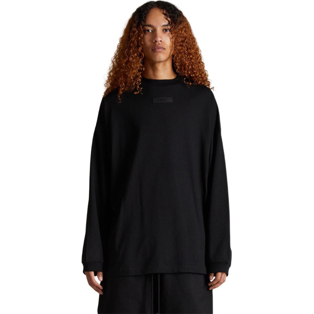 Fear of God Essentials Рубашка с длинным рукавом II Иссиня-черный Мужские Топы 125SP244204F