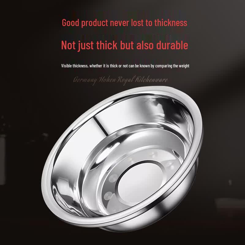 777 Food Grade 304 Stainless Steel Basin Set