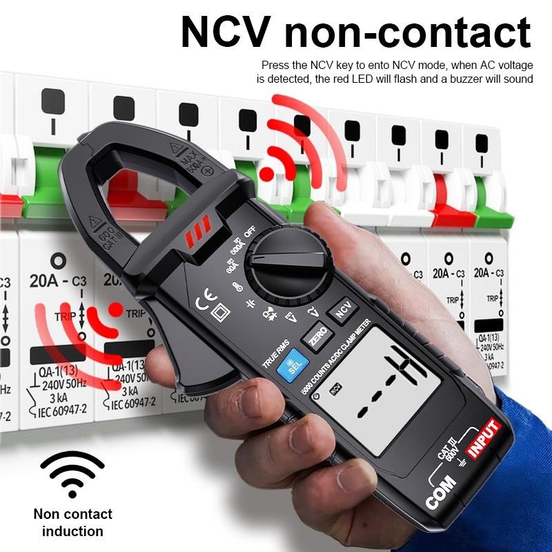 Цифровые токоизмерительные клещи CM83E AC/DC 600A Токовые клещи NCV Интеллектуальная защита от перегрузки и перегорания Клещи Амперметр Амперметр Мультиметр