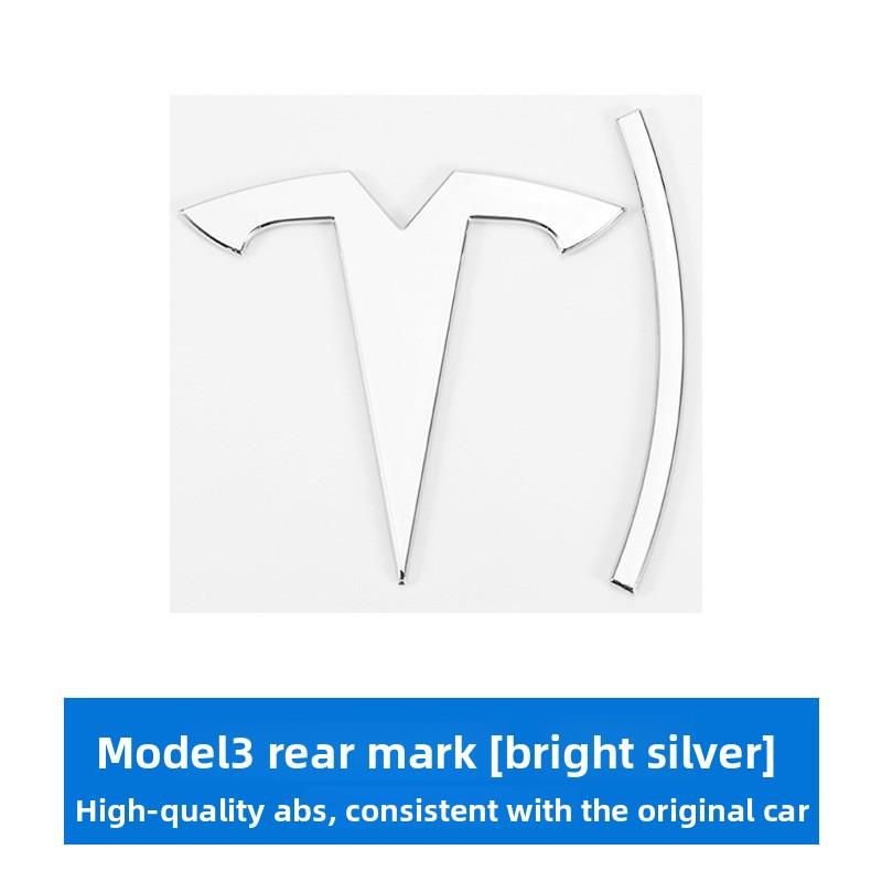 DQMN8 Tesla car emblem ABS front badge trunk emblem modification dual motor badge letters Tesla Model Y 3 X S dual motor sticker