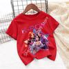 Girls KPOP Idol Group Print Short Sleeve Boys and Girls TShirt Cute Cartoon Graphic Tee Kids Summer Casual Top