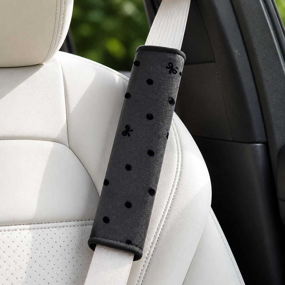Skin Friendly Seat Belt Shoulder Pad Polka Dot Shoulder Belt Cushion Seat Belt Cover Car Interior