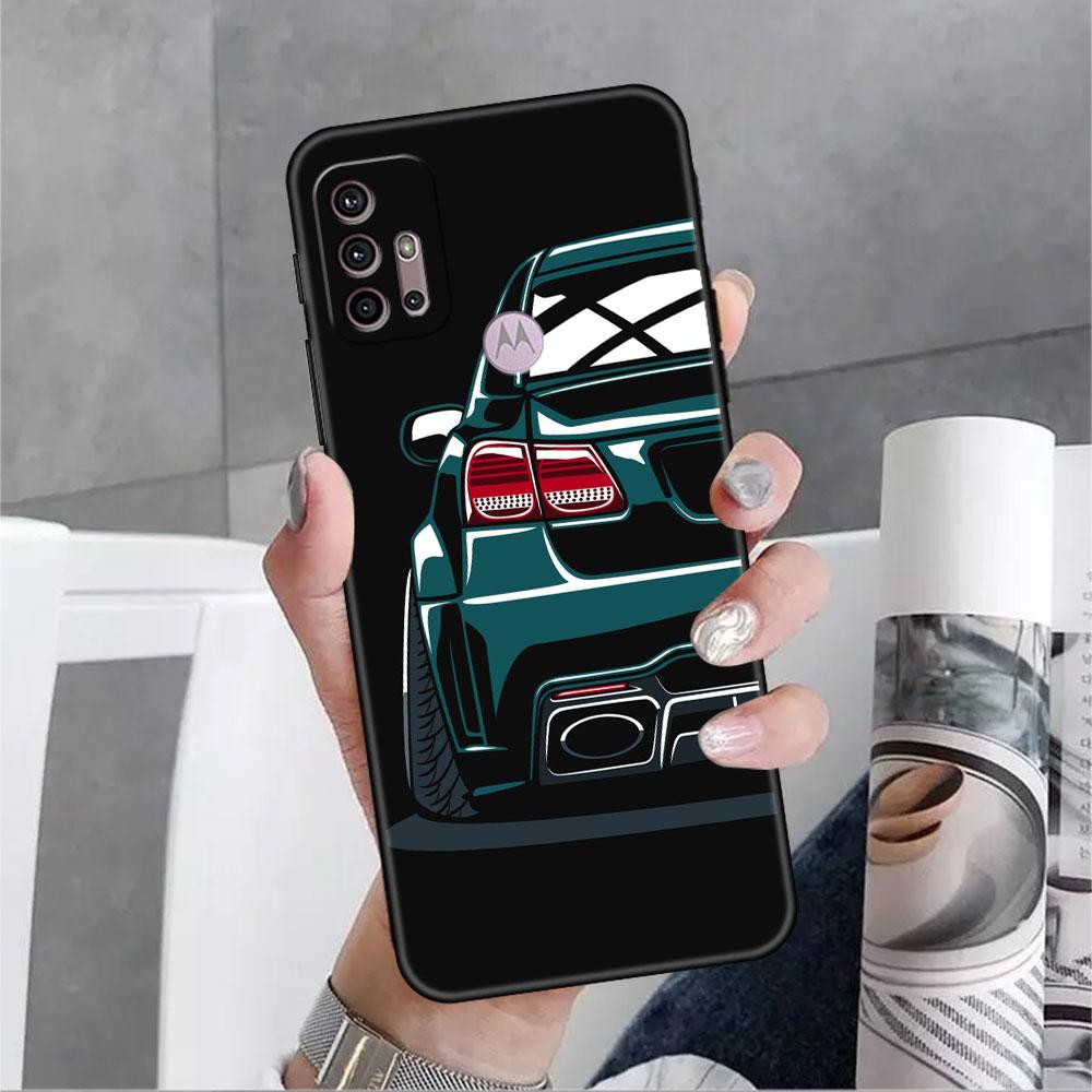 Мягкий чехол с изображением японских спортивных автомобилей JDM для Motorola G60 G30 Edge 20 30 G22 G9 Play G52 G8 G9 Power G50 One Fusion, чехол для телефона