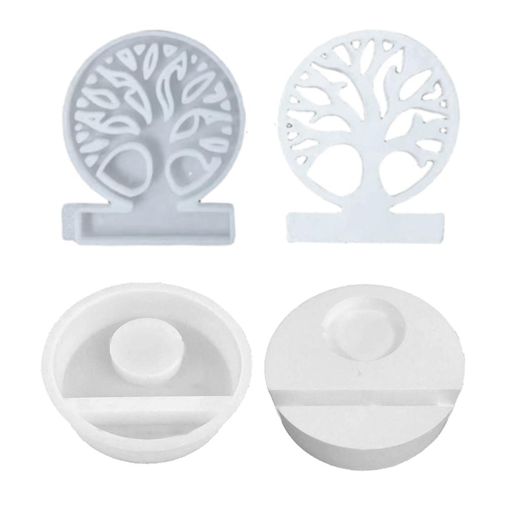 Звездный дом Подсвечник Гипсовая силиконовая форма Подставка для свечи Форма для бетона цемента Сделай сам Ручная работа Смола Ремесло Украшение для дома