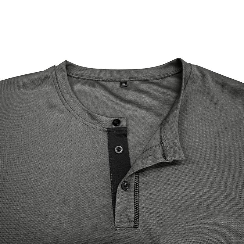 Модная мужская футболка с длинным рукавом, дышащая и прохладная мужская футболка