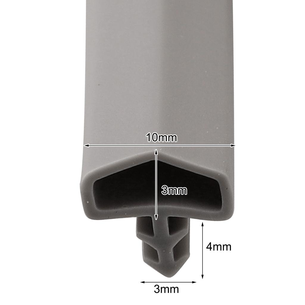 Уплотнительная лента для шва двери Резиновая уплотнительная лента Рама для двери окна 5/10 мм Звукоизоляционная Ветрозащитная Противоударная Уплотнительная лента