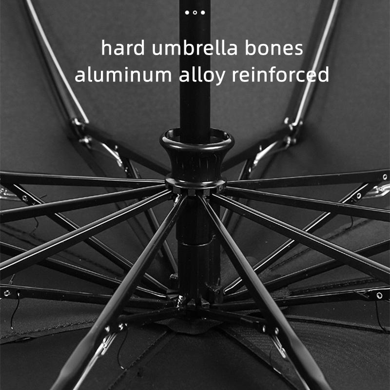 For Jeep Car Fully Automatic Umbrella With LED Flashlight Reflective Stripe For Jeep Renegade Compass Grand Cherokee Wrangler