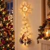 DIY LED Christmas Decorations 2026 Santa Claus Hat Hanging Ornament Decor Xmas Outdoor Ornament Home Decor Navidad Gift