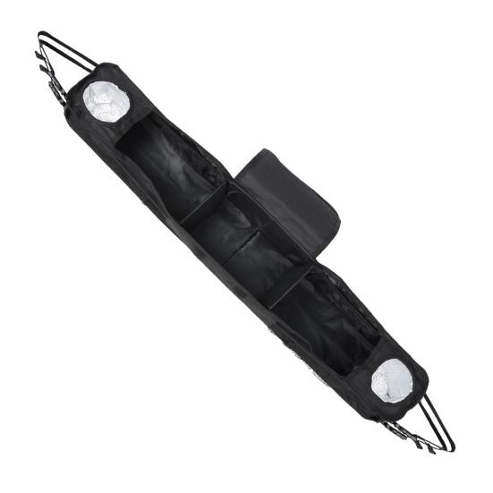 Передняя внутренняя корзина для гольф-кара Складная передняя корзина для хранения вещей для гольф-кара с изолированными подстаканниками Органайзер для приборной панели без сверления