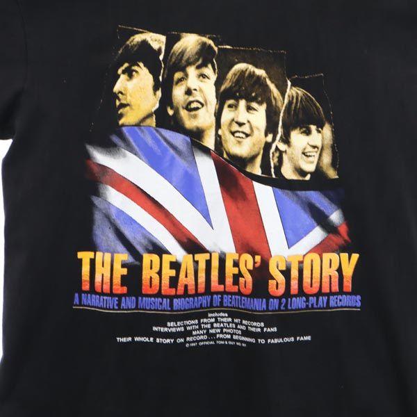 The Beatles 90-е Старая группа Футболка с двусторонней печатью Футболка с коротким рукавом Мужская Б/У