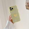 Прозрачный чехол для телефона с милым сердечком и 3d медведем для Iphone 13 12 11 Pro Max X Xr Xs Pro Max, противоударный, ярких цветов, задняя крышка
