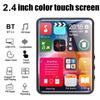 2.4-inch Full-screen Touchscreen MP3 Player, Mini Mp4 Player with Bluetooth, 4-128GB, Hi-fi, HD, Lossless Recording, FM Radio