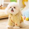Lamb Wool Toast Print Dog Clothes To Keep Warm In Winter Can Pull Two Feet Cotton Coat Than Bear Cat Pet Clothing