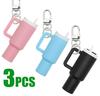 8/3PCS Mini Tumbler Keychain Cute Cup Keychain for Stanley Cup Women Girls School Bag Backpacks Lip Balm Holder Good Party Gift