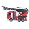 Fire Engine Toy with Light Sound Working Water Pump Ladder Remote Control 2.4G Simulation Toy Model