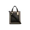 Bally Crystalia 16 Сумка-тоут на молнии из телячьей кожи Сумка для покупок Сумка через плечо Мини-тоут женская Черная 6301557